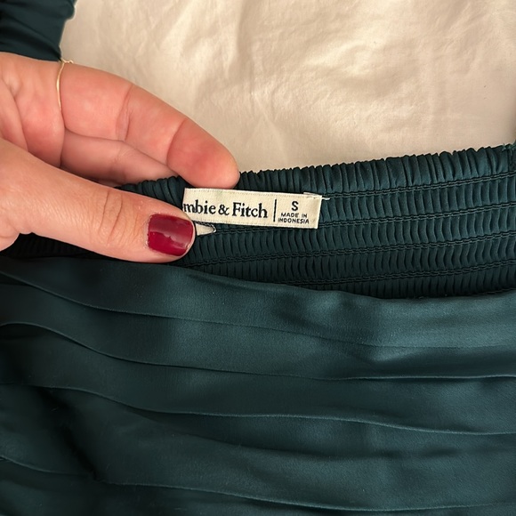 Abercrombie Emerson Balloon Sleeve Babydoll Mini Dress - Picture 8 of 9